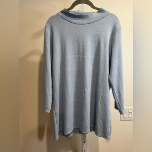 Attention Sky Blue Knit Top